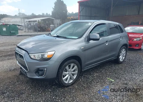 2014 Mitsubishi Outlander Sport Es из США, поврежденный, VIN 4A4AP3AUXEE026093
